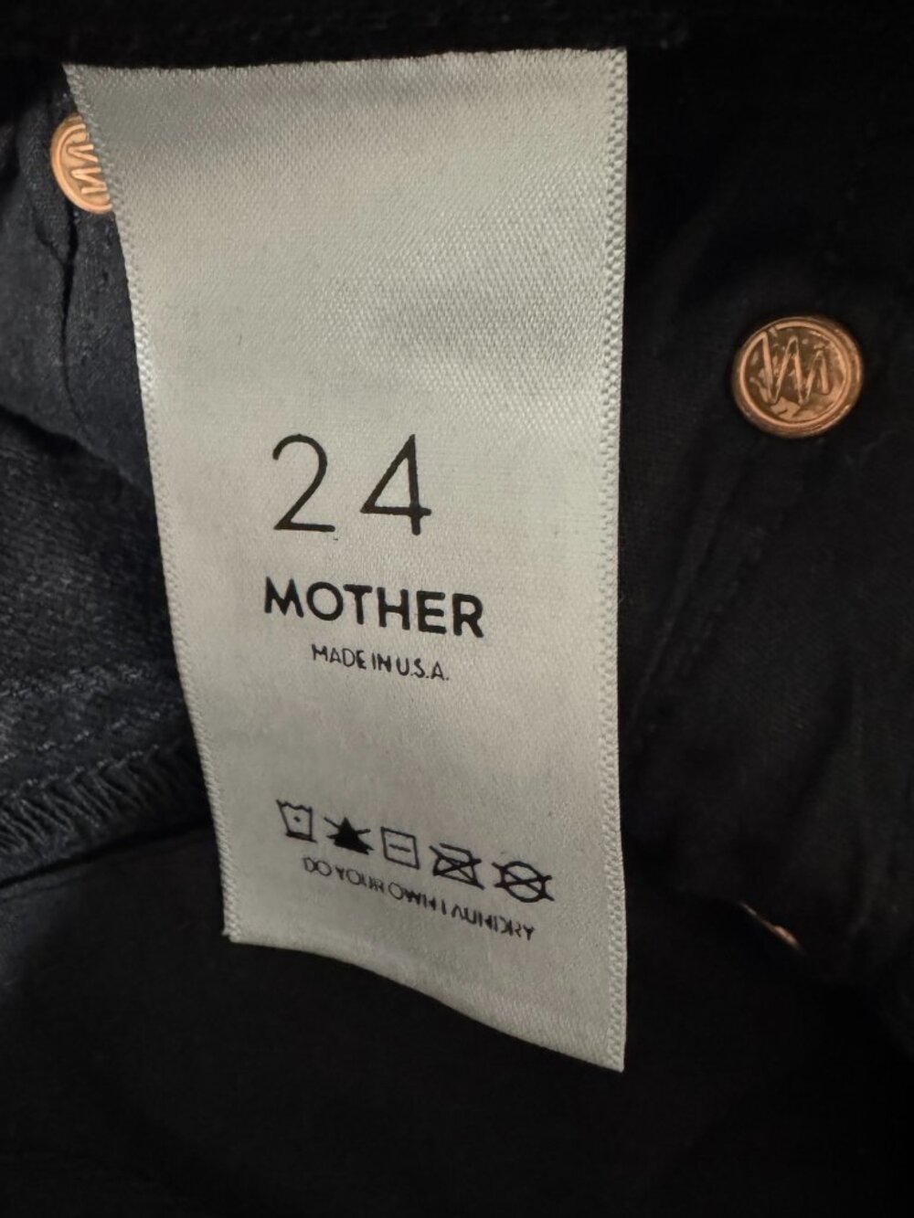 MOTHER The Swooner Ankle Black Coated High Waist Jeans in Wet Paint - Picture 6 of 15